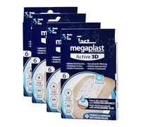 Juego de 24 Apósitos 3D XL con acción curativa activa, Apósito adhesivo impermeables para heridas más grandes, Ablandador con adhesión fuerte - Formato 7.5 x 5 cm- JUANIO -