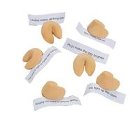 Juego de 24 borradores de galletas de la suerte Fun Express para ni os. Cada uno incluye un mensaje divertido y positivo. Recuerdos del A o Nuevo