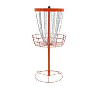 Juego de 24 cadenas de disco de golf, soporte de entrenamiento de disco para exteriores, cesta de golf móvil, hierro para patios traseros, parques, campings