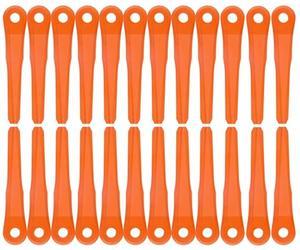 Juego de 24 cuchillas de repuesto para Stihl Polycut 6-2, 6-3, 7-3, 28-2, 48-2 Coupe Borde, cuchillos de plástico 40020071000