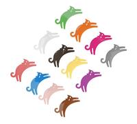Juego de 24 Marcadores de Copa de Vino de Silicona para Perros y Gatos, Identificador de Copas de Beber Respetuoso con el Medio Ambiente para Fiestas, Identificador de Vidrio de Grado