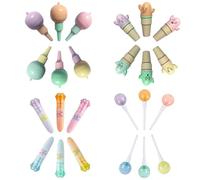 Juego de 24 marcadores Evidenziatore Piccolo In Colori Alla Moda 24 Pezzi Evidenziatore A Forma Di Carino Gatto Cartone Animato Mini Evidenziatori Del Design Artiglio Di Gatto
