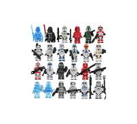 Juego de 24 piezas de bloques de construcción con minifiguras de Maestro Jedi {AZC}