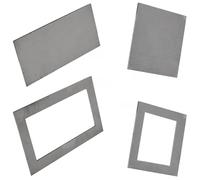 Juego de 24 piezas de práctica de soldadura multiusos, cupones de acero con bordes lisos para soldadura fuerte y entrenamiento, kit de práctica de soldadura para adultos, acero suave