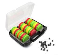 Juego de 24 pines de espuma portátiles para bobinas - Herramienta de extracción de línea de estilo carrete ajustable - EVA para equipo de pesca grueso