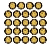 Juego de 24 pines de solapa de agradecimiento para empleados, con patrón para reconocimiento del personal