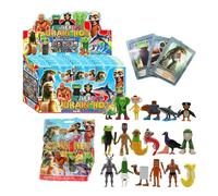 Juego de 24 tarjetas de Brainrot Italian & Brainrot Figurine Album, Italian Brainrot Toys, Animales Brainroot Tung Sahur Figure Tralelo Tralala Action Figure incluye 24 figuras, 72 cartas (#01)