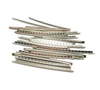 Juego de 24 trastes de guitarra de 2,4/2,7/2,9 mm, 24 trastes de guitarra acústica, alambre de cuproníquel, 24 piezas