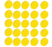 Juego de 25 esponjas de arte redondas de 7 cm, lavables, sintéticas, para acuarela, pintura de cerámica, cara, arte corporal, esponjas redondas