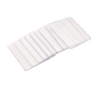 Juego de 25 fundas exteriores para tarjetas de juego de 3 x 4 pulgadas, protector de PVC para tarjetas de intercambio, soporte para coleccionistas, tarjetas deportivas, protector transparente