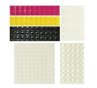 Juego de 250 pegatinas braille para ciegas de baja visión, varios colores, puntos braille mixtos para personas con discapacidad visual, dispositivos de ayuda para discapacidad visual ciega