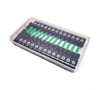 Juego de 27 brocas Torx de acero TT7-TT40 con soporte magnético, kit de destornilladores de seguridad a prueba de manipulaciones para electrónica automotriz