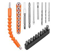 Juego de 28 brocas de destornillador flexible para barra de extensión hexagonal, puntas de destornillador eléctrico