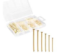 Juego de 280 uñas para colgar fotos, para colgar uñas, uñas pequeñas, clavos de pared para cuadros, clavos de fieltro para techos, zócalos, uñas de madera, para marcos de fotos