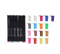 Juego de 29 plumas de punta fina con 17 adaptadores para pluma, compatible con la máquina de corte Maker 3 y Explore Air 2; accesorio para hacer vinilos decorativos DIY en