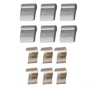 Juego de 3/6 pasadores de cubo de bicicleta de acero inoxidable y kit de resortes para rueda de bicicleta Cuerpo de cubo de casete (A+3 6 juegos)