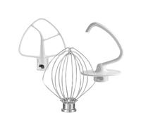 Juego De 3 Accesorios For Batidora De Pie, Accesorio De Repuesto, Látigo De Alambre K45WW, Gancho For Masa K45DH, Paleta Mezcladora K45B Con Revestimiento