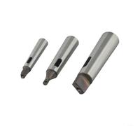Juego de 3 adaptadores cónicos Morse MT1-MT2 MT2-MT3 MT4 reductor de manguito de taladro para máquina de torno 45# acero templado