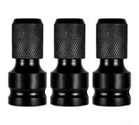 Juego de 3 adaptadores de llave eléctrica, incluye 1 mitad y 2 cabezales de conversión multifunción compatibles con diferentes herramientas eléctricas y neumáticas