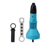 Juego de 3 adaptadores de remachadora automática para varias aplicaciones, cabezales de conversión de remaches resistentes, interruptores rápidos, juego de adaptadores convertidores de remaches de