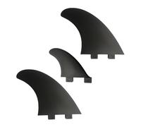 Juego de 3 aletas de empuje para tablas de surf, aletas reforzadas de PVC para tablas de surf, tablas de surf, longboards cortos, accesorios duraderos para deportes acuáticos