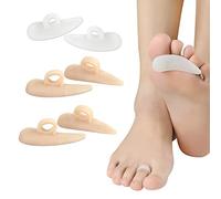Juego de 3 alfombrillas de silicona para dedos de los pies, separador de dedos de gel, corrector de juanetes, almohadillas de agarre para los dedos del pie, almohadillas de apoyo para los pies