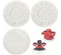 Juego de 3 almohadillas de de , aptas para batería Einhell -CB 18/254 Li y pulidora eléctrica CC-PO 90, aptas para pulidoras de 220 mm - 250 mm
