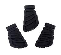 Juego de 3 almohadillas para patas de taburete de tambor, trípode, de goma, para silla, componentes de batería, reemplazos de alfombrillas