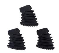Juego de 3 almohadillas para patas de taburete de tambor, trípode, de goma, para silla, componentes de batería, reemplazos de alfombrillas