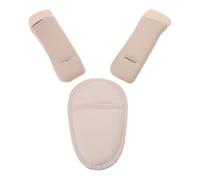 Juego de 3 almohadillas transpirables para cinturón de cochecito de bebé, fundas de cinturón de sujeción