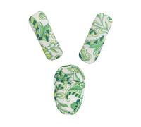 Juego de 3 almohadillas transpirables para cinturón de cochecito de bebé, fundas de cinturón de sujeción