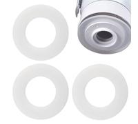 Juego de 3 arandelas de sellado 816.418.00.1 para válvula de descarga, prevención de fugas, compatible con anillo de goma de repuesto Geberit