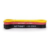 Juego de 3 bandas de resistencia con diferentes resistencias, 2-25 kg, bandas elásticas de entrenamiento para pilates, yoga, entrenamiento de fuerza, entrenamiento muscular, hogar, gimnasio Actiget