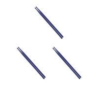 Juego de 3 baquetas de nailon ligeras para aprender y educar, baquetas musicales para principiantes, profesionales, accesorios oscuros, azul oscuro