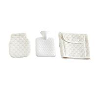 Juego de 3 bolsas de agua caliente con banda de algodón para el vientre, cordón umbilical, banda abdominal ajustable para comodidad diaria