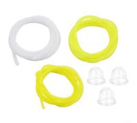 Juego de 3 bombillas de arranque y línea de combustible para cortacésped, cortadora de cuerda, motosierra y motor de soplador