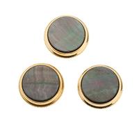 Juego de 3 botones de dedo para trompeta, tornillos de tapa de trompeta, piezas de instrumento, estilo 4, carcasa negra
