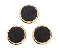 Juego de 3 botones para trompeta y trompeta para dedos, tornillos para tapa de trompeta estilo 5, piedra arenisca azul