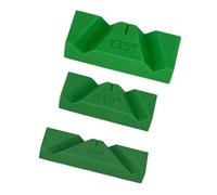 Juego de 3 brocas profesionales ajustables en ángulo de 90° 118° 135° para madera, metal, materiales ABS, herramienta afiladora de brocas de instalación rápida