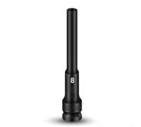 Juego de 3 cabezales de llave de vaso de 2 pulgadas, hexagonal de 8 mm, 10 mm, 12 mm, convertidor de llave adaptadora para llave, hecho de acero al cromo vanadio