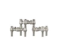 STOFF Nagel 3 Candelabros STOFF Nagel Quist Cromo cepillado