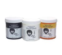 Juego de 3 capas base l quidas Bob Ross de 8 oz (blanco l quido, negro l quido y transparente l quido)