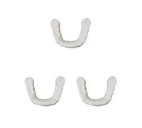Juego de 3 carillas de dientes de resina cómodas para dentaduras postizas extraíbles y reutilizables