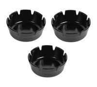 Juego de 3 Ceniceros Antica?das e Irrompibles, Perfectos para Uso en Bar/Restaurante, Duraderos y Apilables