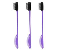 Juego de 3 cepillos cosméticos multiusos de polipropileno que combina una aplicación suave y control de vuelo en tamaño, juego de brochas cosméticas multiusos de polipropileno