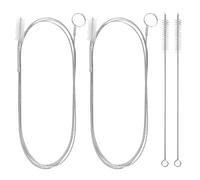 Juego de 3 Cepillos de Limpieza para Limpiar Cocina, Frigorífico, Desagüe, Tuberías, Acuarios, Teteras, Máquinas de Espresso, Pajitas