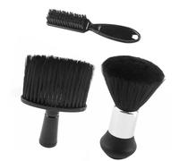 Juego de 3 cepillos para cortar el pelo, cepillo para el cuello, juego de cepillos para eliminar el polvo, cepillos de peluquería para limpieza del cabello y eliminación de polvo en peluquería
