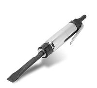 Juego de 3 Cinceles, Cincel Neumático Cincel (Recto/Arco), 1.5J/min 60Hz/min Martillo Neumático Neumático Resistente al Desgaste Duradero con Cilindro de Aleación