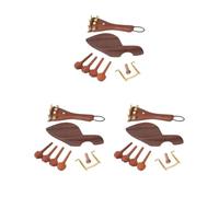 Juego de 3 clavijas de afinación de palisandro 4/4 para violín