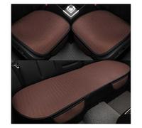 Juego de 3 Cojines de Asiento Coche para Suburban High Country (2020-2025), Funda Antideslizante Transpirable para Asientos Delanteros y Traseros,Brown